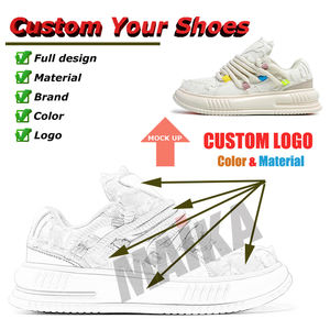 Zapatos de marca con logotipo personalizado para hombres y mujeres, zapatos deportivos informales de etiqueta privada, zapatillas cómodas de diseño, zapatos gruesos para caminar Unisex Oem - Product Image 2