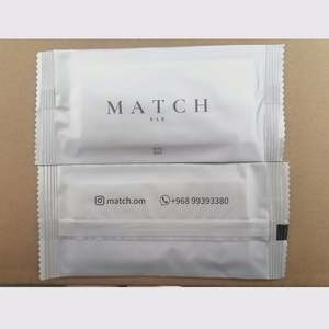 Lingettes humides jetables rafraîchissantes pour avion, format voyage pratique, 200 lingettes, emballées individuellement, du fabricant chinois, pour le secteur de la construction - Product Image 1