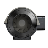 Ventilateur de gaine en ligne de 4 pouces avec moteur EC pour la ventilation CVC, l'extraction des gaz de culture, la circulation de l'air frais et les applications de gaines compactes