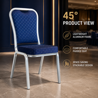 Chaises de banquet en métal de haute qualité pour événements, chaises de mariage empilables en fer rouges, utilisées dans les hôtels et pour l'extérieur, pour les écoles