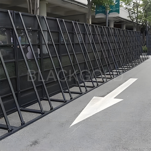 Premium per eventi pesanti pannello di scherma concerto sport pedoni sicurezza folla barriere saldate in acciaio per modellazione 3D - Product Image 5