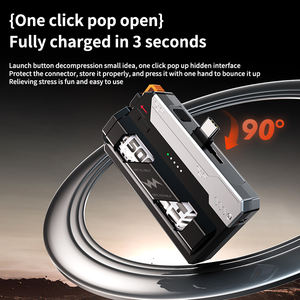 2025 Neue 20000mAh heraus nehmbare Lithiumbatterie-Power bank mit Kabel 22,5 W Schnell ladung Tragbares Not ladegerät für den Außenbereich - Product Image 4