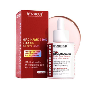 Nouveau Sérum Pur Végan 10% Nicotinamide + 4% Acide Transparent pour Essences, Hydratant Quotidien et Soin de la Peau - Product Image 5