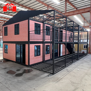 Casa Container Prefabbricata Espandibile e Mobile dal <span class=keywords><strong>Design</strong></span> Moderno, 20-40 Piedi, con Camere da Letto, Realizzata in Pannelli Sandwich per Uso Ufficio - Product Image 1