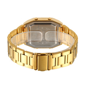 Nouvelle montre Qibla <span class=keywords><strong>Skmei</strong></span> <span class=keywords><strong>1763</strong></span>, montres musulmanes, bracelet en acier inoxydable, instructions en arabe, montre numérique carrée avec fonction Azan - Product Image 5