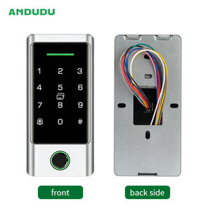 防水 K3 TTLock 指纹自动锁 金属数字无钥匙密码 ID 读卡器 NFC 用于门禁控制 - Product Image 1