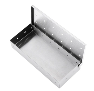 <span class=keywords><strong>Caja</strong></span> de acero inoxidable para asar <span class=keywords><strong>barbacoa</strong></span>, aspas de madera, parrilla de Gas o parrilla de carbón, accesorios - Product Image 4