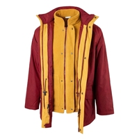 Veste d'hiver personnalisable 3 en 1, imperméable, doublure polaire, capuche amovible, chaude pour l'extérieur