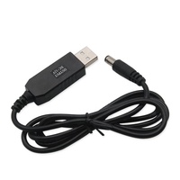 Cable de Alimentación USB de Alta Calidad, Conversor de Voltaje de 5V a 9V/12V, Adaptador para Router, Módulo Elevador de Voltaje, Cable de 2.1x5.5mm