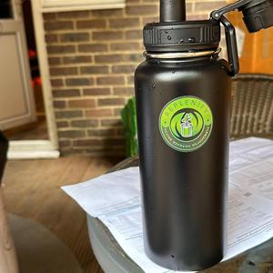 Logotipo personalizado Taza de viaje Botella de agua térmica Frasco de vacío de acero inoxidable Deportes 32oz 40oz Botella de agua de metal aislada con pajita - Product Image 4