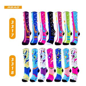 Chaussettes en laine mérinos pour enfants de printemps épaissi chaud Long Tube Crew High <span class=keywords><strong>Roller</strong></span> Skating Snow Ski Logo Body Boys Girls - Product Image 2
