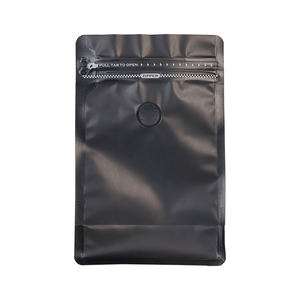 Pochette debout imprimée personnalisée avec fermeture à glissière sac à fond carré pour l'emballage de collation café thé - Product Image 3