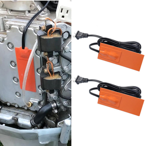 Bantalan pemanas mesin mobil, 120v 300w 6x8 inci bantalan pemanas silikon fleksibel panci minyak untuk permukaan logam - Product Image 4