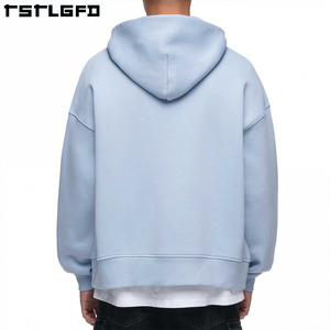 เสื้อมีฮู้ดซิปรูดซิปผ้าเทอร์รี่ผ้าคอตตอนผ้าเฮฟ500gsm ีฮู้ดปรับแต่งได้สำหรับผู้ชายเสื้อผ้าเป็นมิตรกับสิ่งแวดล้อม - Product Image 5