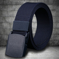 Ceinture tactique pour sports de plein air avec boucle à trois anneaux, vente en gros, ceinture tactique personnalisée, ceinture à boucle en plastique