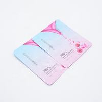 Emballage personnalisé en feuille laminée pour masque facial cosmétique, sachet cosmétique en aluminium, sacs en plastique