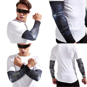 Verano UPF45 + protección solar UV ciclismo refrigeración hombres <span class=keywords><strong>tatuaje</strong></span> hielo seda brazo cubierta deportes impresión personalizada brazo <span class=keywords><strong>manga</strong></span> - Product Image 6