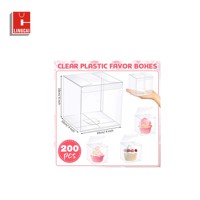 Boîte en plastique PVC transparente personnalisée pour supplément cosmétique rouge à lèvres emballage PET boîte de beauté de gâteau