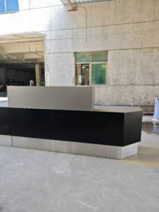 Mostrador <span class=keywords><strong>de</strong></span> Recepción <span class=keywords><strong>de</strong></span> Acero Inoxidable Personalizable <span class=keywords><strong>de</strong></span> Primera Calidad, Diseño Único, Desmontable, Fácil <span class=keywords><strong>de</strong></span> Instalar para Bar, Hotel, Restaurante, Gimnasio - Product Image 3