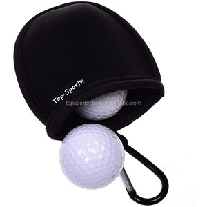 Bolsa Portátil para Lavar Pelotas de Golf, Bolsa de Neopreno para Limpiar Pelotas de Golf con Mosquetón - Product Image 1