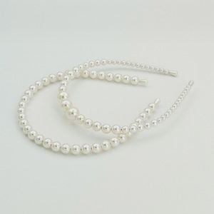 Diadema para exteriores versátil estilo francés perla de celebridad de Internet versión coreana accesorio para el cabello - Product Image 1