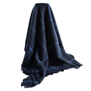 Bufanda gruesa coreana a cuadros con tacto de cachemira para el invierno, venta al por mayor - Product Image 4