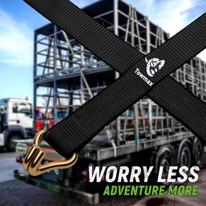 Einziehbarer Ratschen-Zurrgurt 5000kg Polypropylen-Hochleistungs-Fracht sicherungs gurt für LKW-Anhänger OEM Factory Supply - Product Image 6