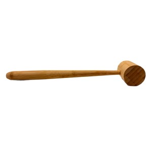 เครื่องนวดเนื้อไม้ไผ่ 8.3x5x35 ซม. ผิวสัมผัสแบบมีลาย สำหรับใช้ในครัว - Product Image 2