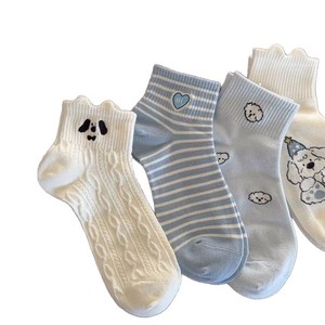 Calcetines hasta el tobillo para mujer, diseño de perro de dibujos animados, absorbentes del sudor, transpirables, ligeros, para primavera y verano, calcetines cortos para jóvenes - Product Image 3