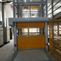 Monte-charge vertical hydraulique à rail de guidage pour charges lourdes, idéal pour l'entrepôt logistique et une utilisation stable