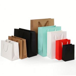 Bolsas de Regalo de Joyería de Lujo con Logotipo Personalizado al por Mayor, Bolsas de Compra de Papel Kraft Reciclables para Ropa con su Logotipo - Product Image 3