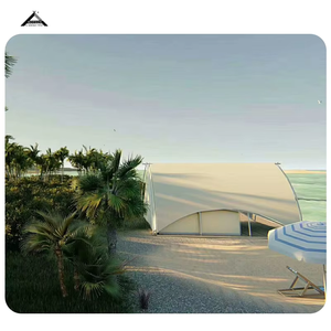 BOTEEN-Tienda Safari para todas las estaciones, tienda de campaña de lona grande, sanitaria para el hogar, hotel, Safari de verano para acampar, vacaciones de verano - Product Image 3