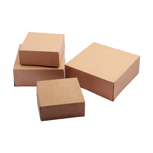 กล่องกระดาษคราฟท์สั่งทำขายส่งราคาพิเศษ - Product Image 1