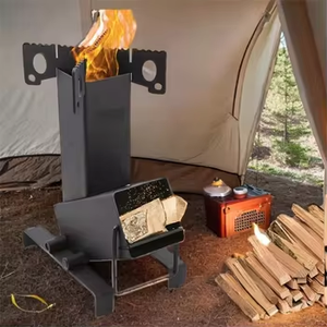 Outdoor Folding <strong>Rocket</strong> <strong>Stove</strong> Camping Picnic Wood <strong>Stove</strong> Travel Portable Boiling <strong>Water</strong> Cooking <strong>Heating</strong> <strong>Stove</strong> - Product Image 4