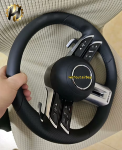 Volante Deportivo Personalizado HZ de Fibra de Carbono y Cuero para Mercedes Benz Clase C, CLS, CLA, Clase <span class=keywords><strong>G</strong></span>, de 4 Radios, de Lujo - Product Image 4