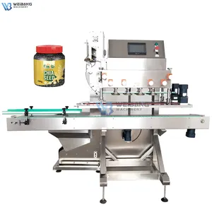 Automatic bottle Spindle RETORQUERS capping machine 4 roller Linear capping machine