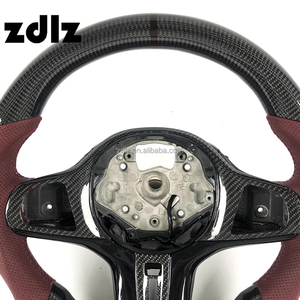 Volante de Fibra de Carbono y Cuero Perforado Personalizado para <span class=keywords><strong>BMW</strong></span> M3 M4 M5 340i 440i G20 G30 G05 G80 G87 2019 2020 2021 <span class=keywords><strong>2022</strong></span> - Product Image 4