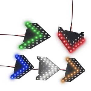 Feux de signalisation dynamiques avec balayage de signal, clignotants automatiques à flèche, 33 SMD 12V, lampe de rétroviseur, panneaux d'indicateurs LED pour voiture - Product Image 3