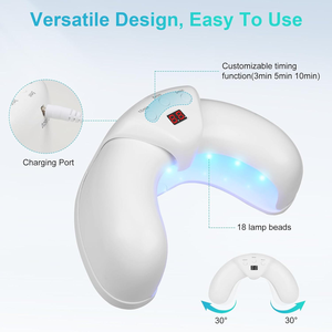 Lámpara de Uñas LED UV Plegable de Nuevo Diseño para Belleza <span class=keywords><strong>y</strong></span> Cuidado Personal, Secador de Esmalte de Uñas Profesional Portátil para <span class=keywords><strong>Manos</strong></span> <span class=keywords><strong>y</strong></span> <span class=keywords><strong>Pies</strong></span> - Product Image 1