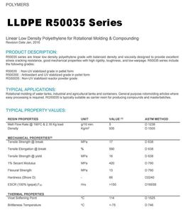 Linear Low Density Polyethylene <b>Lldpe</b> Resin Powder <b>Lldpe</b> Rotomolding Powder for Water Tanks Factory Wholesales - Product Image 2