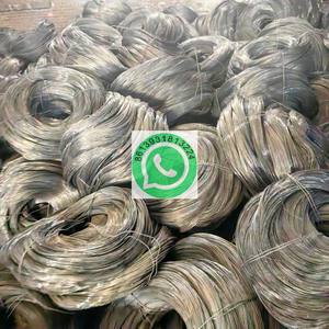 Fil plat galvanisé de calibre 20-22 Fil de reliure trempé à chaud pour la construction Pliage disponible Acier à faible teneur en carbone de différentes tailles - Product Image 4