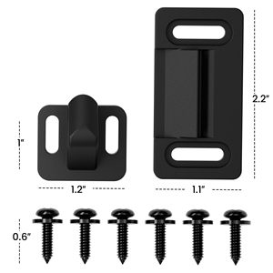 Kit de remplacement de poignée gauche de porte moustiquaire en aluminium pour caravane, <span class=keywords><strong>camping</strong></span>-<span class=keywords><strong>car</strong></span>, autocaravane - Accessoires pour caravane pour l'intérieur - Product Image 5