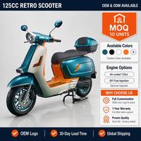 YABEN 2026 Nouveau Scooter à Essence 125CC Jaune Noir Euro 5 Démarrage sans Clé Certifié DOT/EPA Frein à Disque Vitesse Max >80km/h Zhejiang