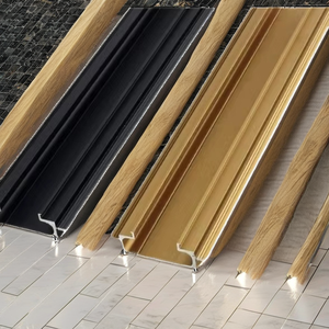 Bouton de porte à fente intégré en alliage d'aluminium moderne en gros pour les armoires de quincaillerie de meubles d'accès de tiroir salons villas - Product Image 2