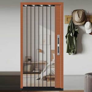 Porta in Rete Metallica Dorata - Porta Protettiva per Gatti e Topi - Porta Scorrevole Anti-Zanzare - Sandman - Product Image 3