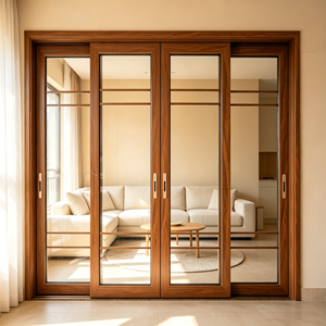 Porte coulissante double couche isolante, bloquant les ondes <span class=keywords><strong>de</strong></span> chaleur et permettant <span class=keywords><strong>de</strong></span> conserver facilement la climatisation. - Product Image 6