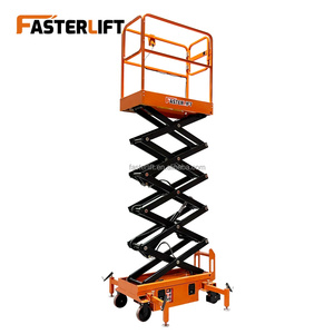 Platform Kerja Udara Hidrolik Elektrik 6m, Scaffolding Mobile, Man Lift untuk Pertanian dan Gudang - Product Image 2
