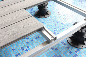 Quảng Đông Nhà Máy Xu Hướng Thiết Kế Gỗ Rắn 3D Sâu Nổi WPC Grey <span class=keywords><strong>Composite</strong></span> Chống Trượt DIY Patio Decking Vườn Ngoài Trời - Product Image 5