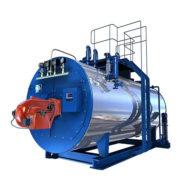 Chaudière à vapeur horizontale EPCB, chaudière à gaz d'huile, chaudière à vapeur de 1 tonne pour usine de fabrication