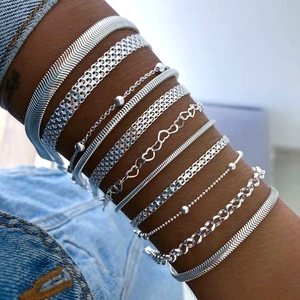 stone bracelet pulseras de puedra picada brazalete para eventos joyas plata 925 al por mayor gemstone bracelet - Product Image 1